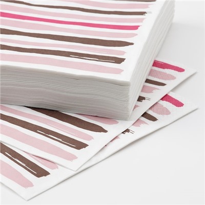 TORRAST ТОРРАСТ, Салфетка бумажная, розовый, 33x33 см